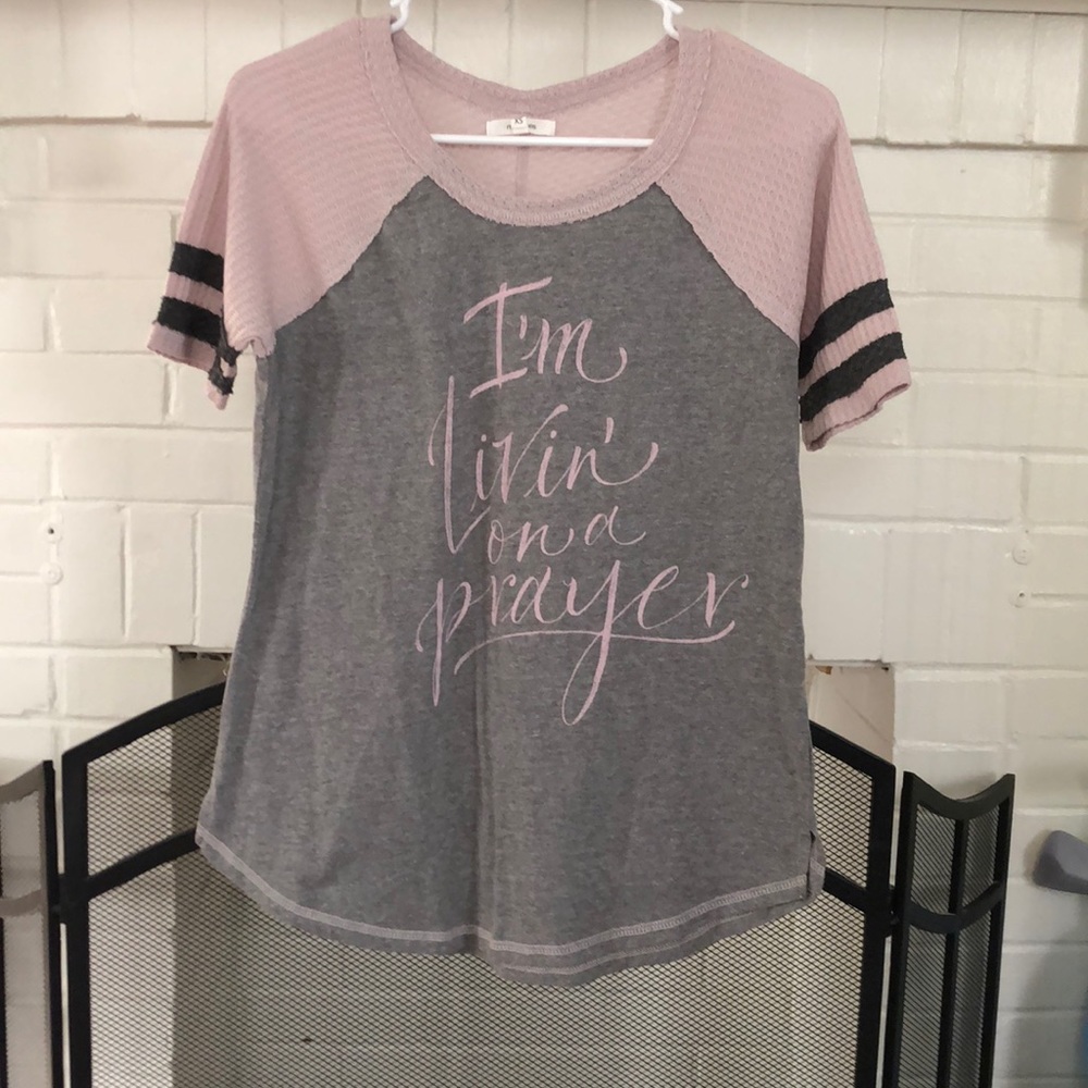 Maurices I’m living on a prayer tee